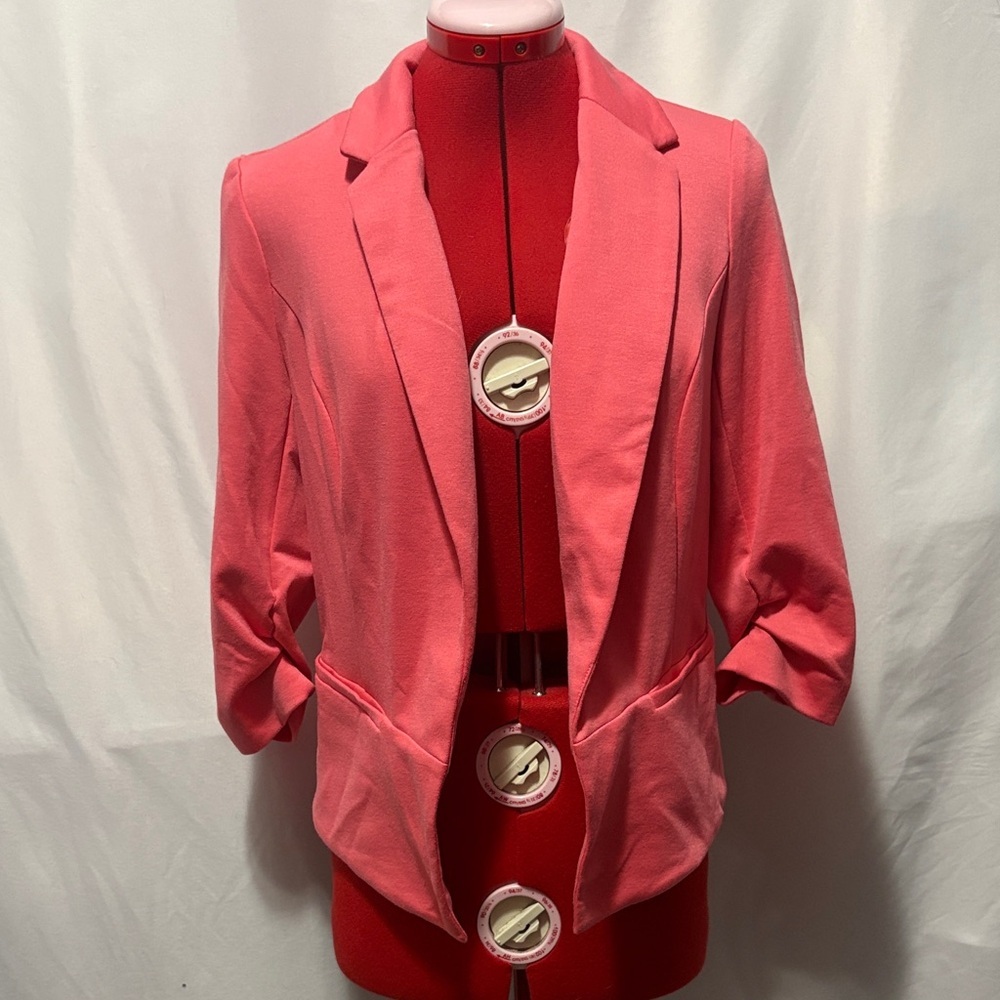 Ricki's Coral Pink Open-Front Blazer